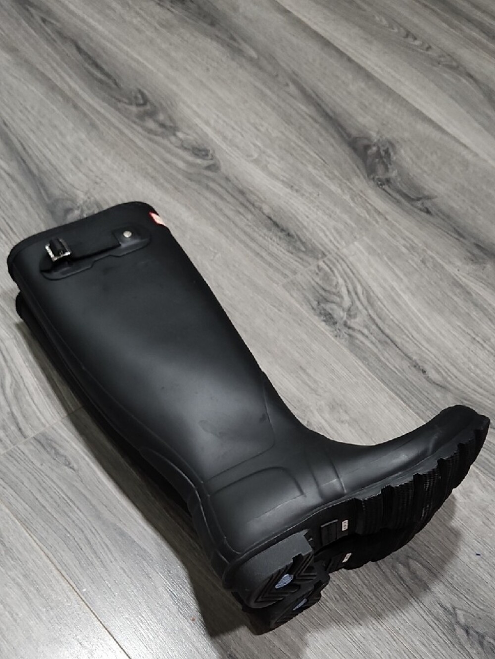 Hunter Black Matte Rain Boots - Picture 4 of 8